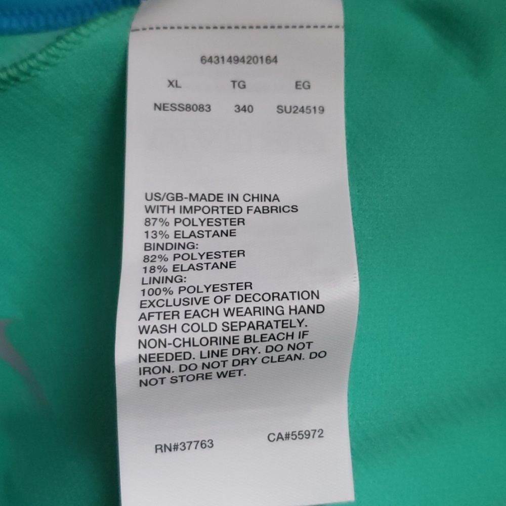 **FINAL SALE** Nike Womens Keyhole Sports Top - Picture 8 of 8